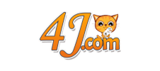 4J.com partner logo with cat mascot