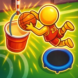 Trampoline Basketball 3D